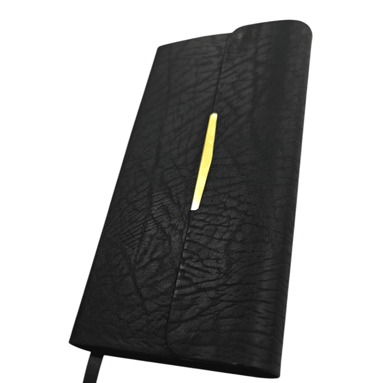 KJV Checkbook Bible, Black Bonded Leather with Snap-Flap Closure - Compact King James Version Holy Bible, Red Letter Edition for Portable Devotion (ISBN: 9780718003272)