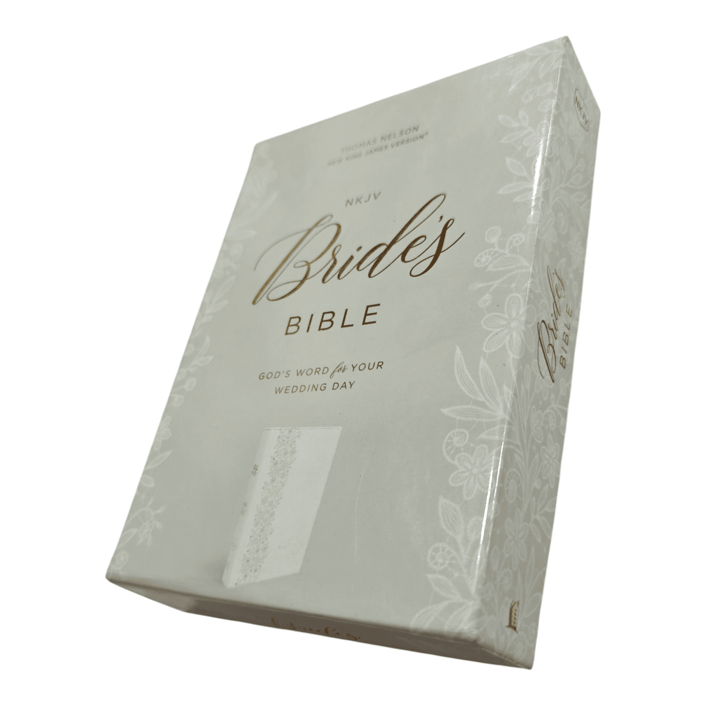 NKJV Bride's Wedding Day Bible, White Leathersoft, Red Letter, Comfort Print, Wedding Keepsake with Photo Insert & Presentation Pages, ISBN 9780785225843