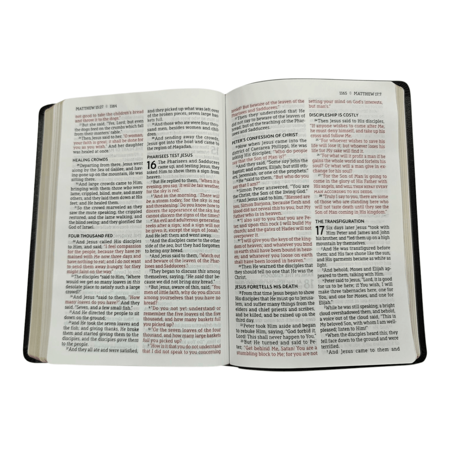 NASB Thinline Bible Standard Edition: New American Standard Bible, Portable Hardcover, Black