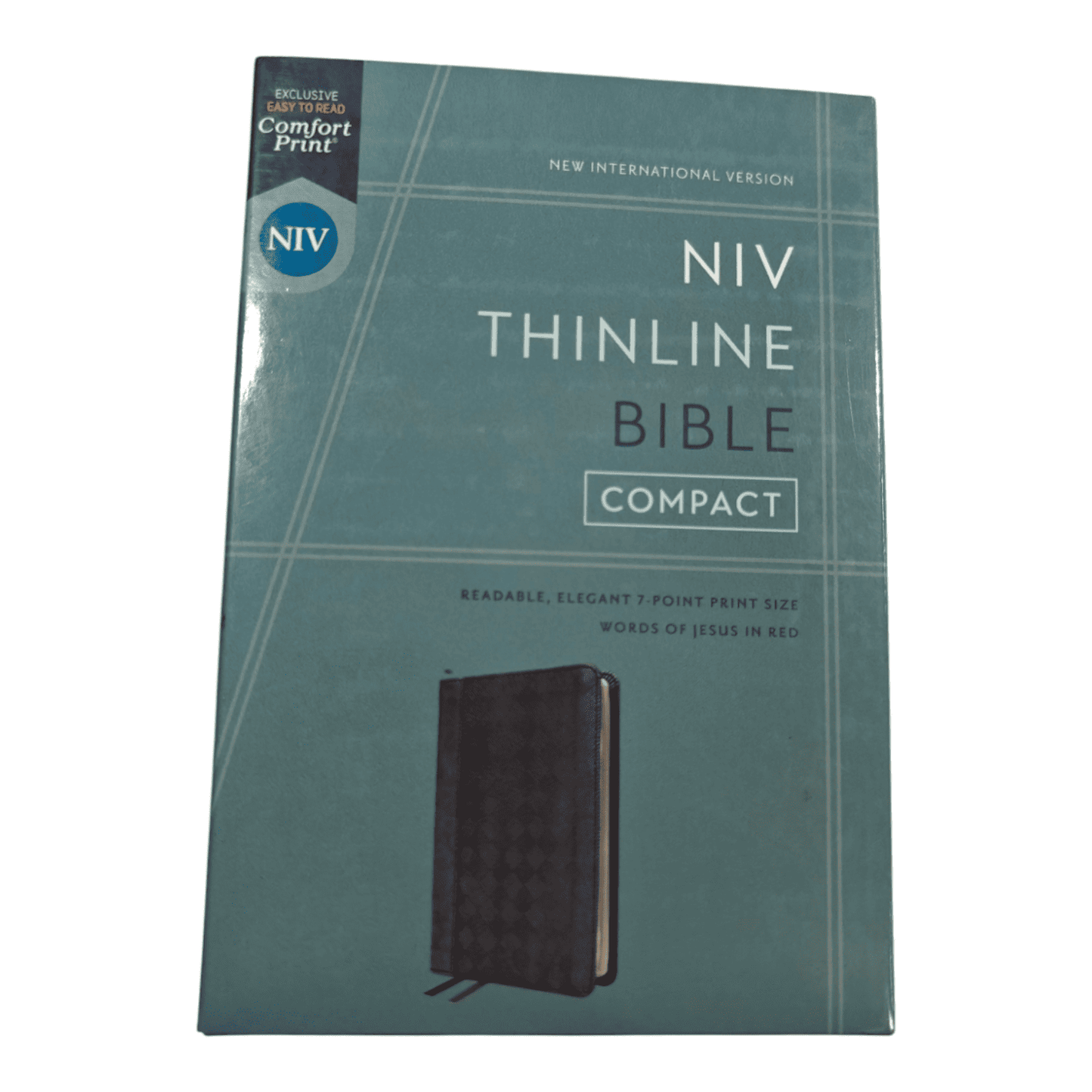 NIV Thinline Bible Compact: New International Version, Portable Softcover, Black