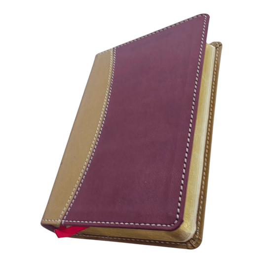Amplified Holy Bible, Compact Edition, Leathersoft Tan/Burgundy - Expanded Translation Capturing Nuances of Original Greek and Hebrew for Deeper Study (ISBN: 9780310444008)