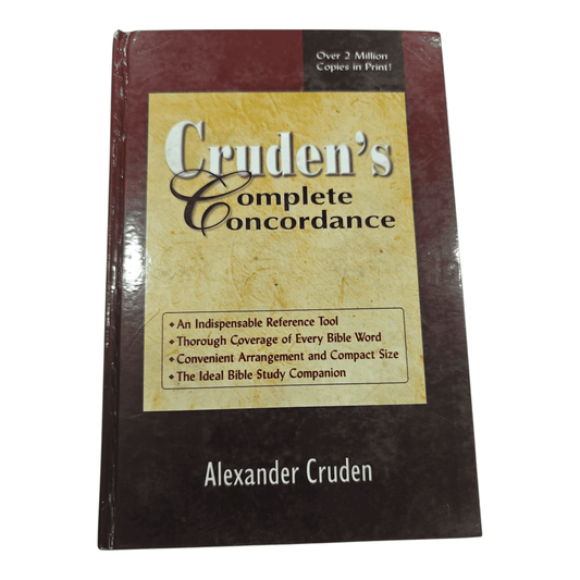 Cruden's Complete Concordance, Hardcover Edition - Comprehensive Alphabetical Index to Every Word in the King James Version Bible by Alexander Cruden (ISBN: 9788173622311)