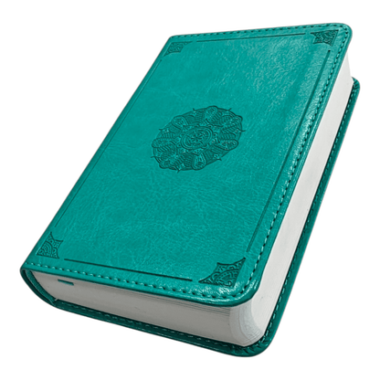 ESV Pocket Bible, TruTone Turquoise with Emblem Design - Smallest Complete English Standard Version Holy Bible for On-the-Go Reading and Memorization (ISBN: 9781433581687)