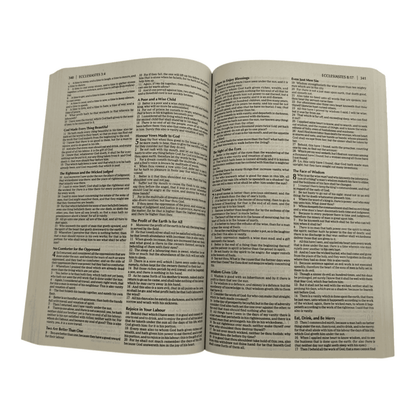 KJV Holy Bible, Black Genuine Leather - Deluxe King James Version with Concordance and Study Notes (ISBN: 9780718091736)