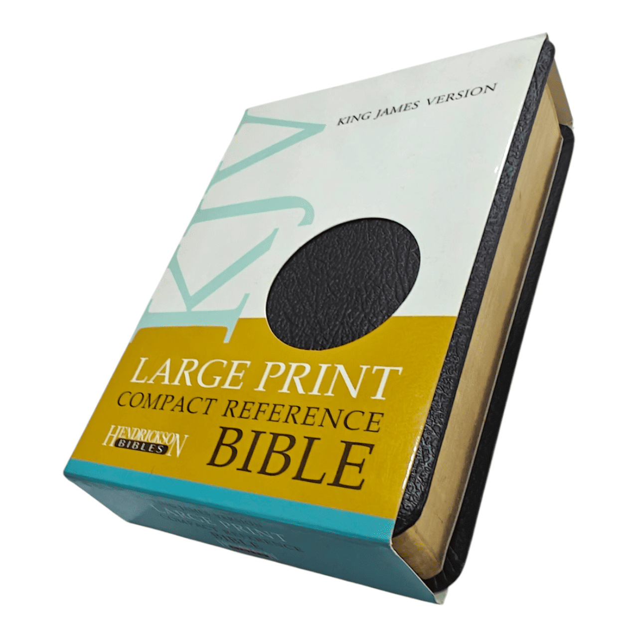 KJV Large Print Compact Reference Bible, Bonded Leather Burgundy, Red Letter Edition - Portable King James Version Holy Bible with Study Aids and Maps (ISBN: 9781598565591)
