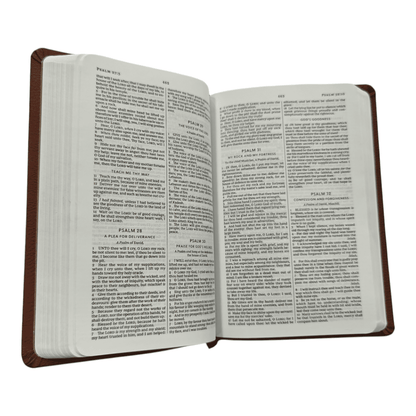 KJV Value Compact Thinline Bible, Brown LeatherTouch - Portable King James Version Holy Bible with Red Letter Edition and Full-Color Maps (ISBN: 9780575998612)