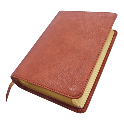 NASB Large Print Compact Reference Bible, Burnt Sienna LeatherTouch, Red Letter Edition - Portable New American Standard Version Holy Bible with Cross-References and Maps (ISBN: 9781087765709)