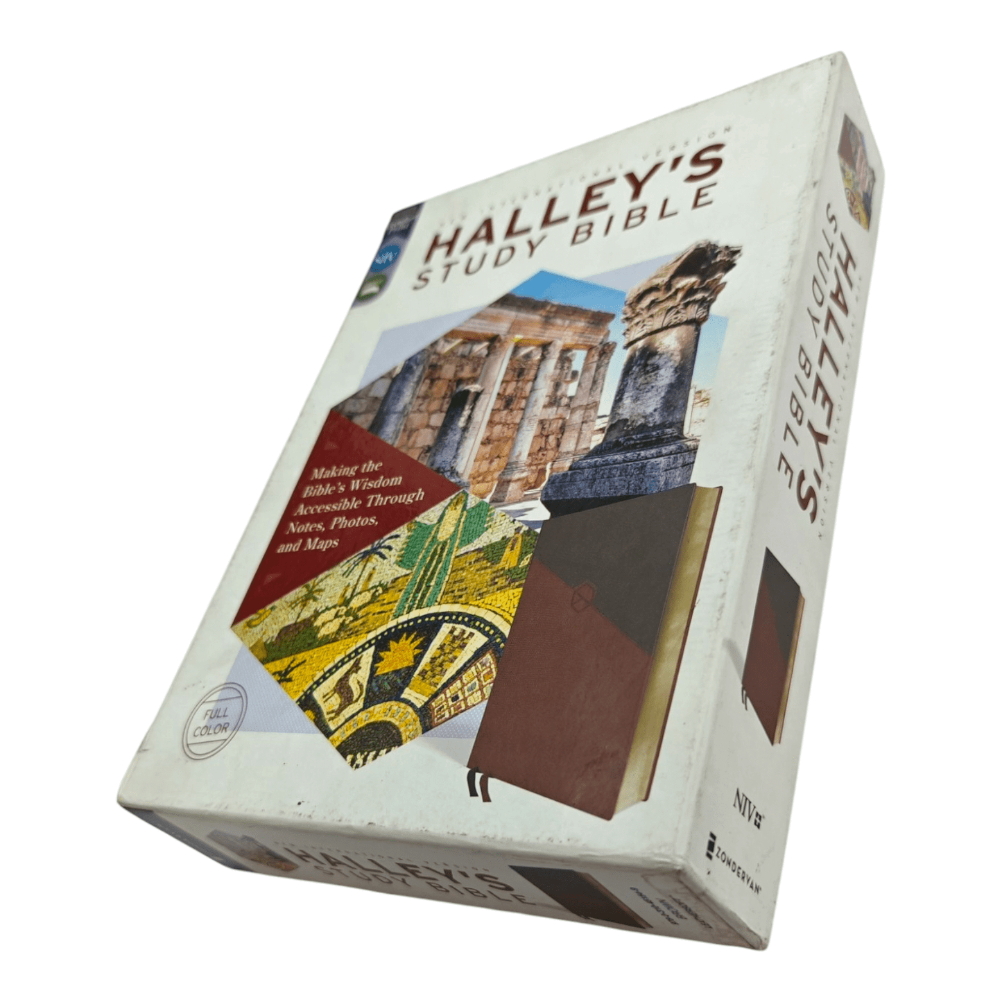 NIV Halley's Study Bible, Hardcover, Red Letter Edition, Comfort Print - Trusted Guide to Scripture with Articles, Notes, Charts, Maps, and Photos (ISBN: 9780310451495)