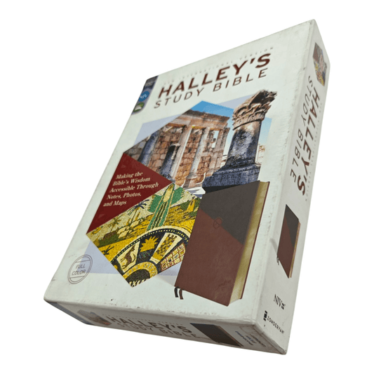 NIV Halley's Study Bible, Hardcover, Red Letter Edition, Comfort Print - Trusted Guide to Scripture with Articles, Notes, Charts, Maps, and Photos (ISBN: 9780310451495)
