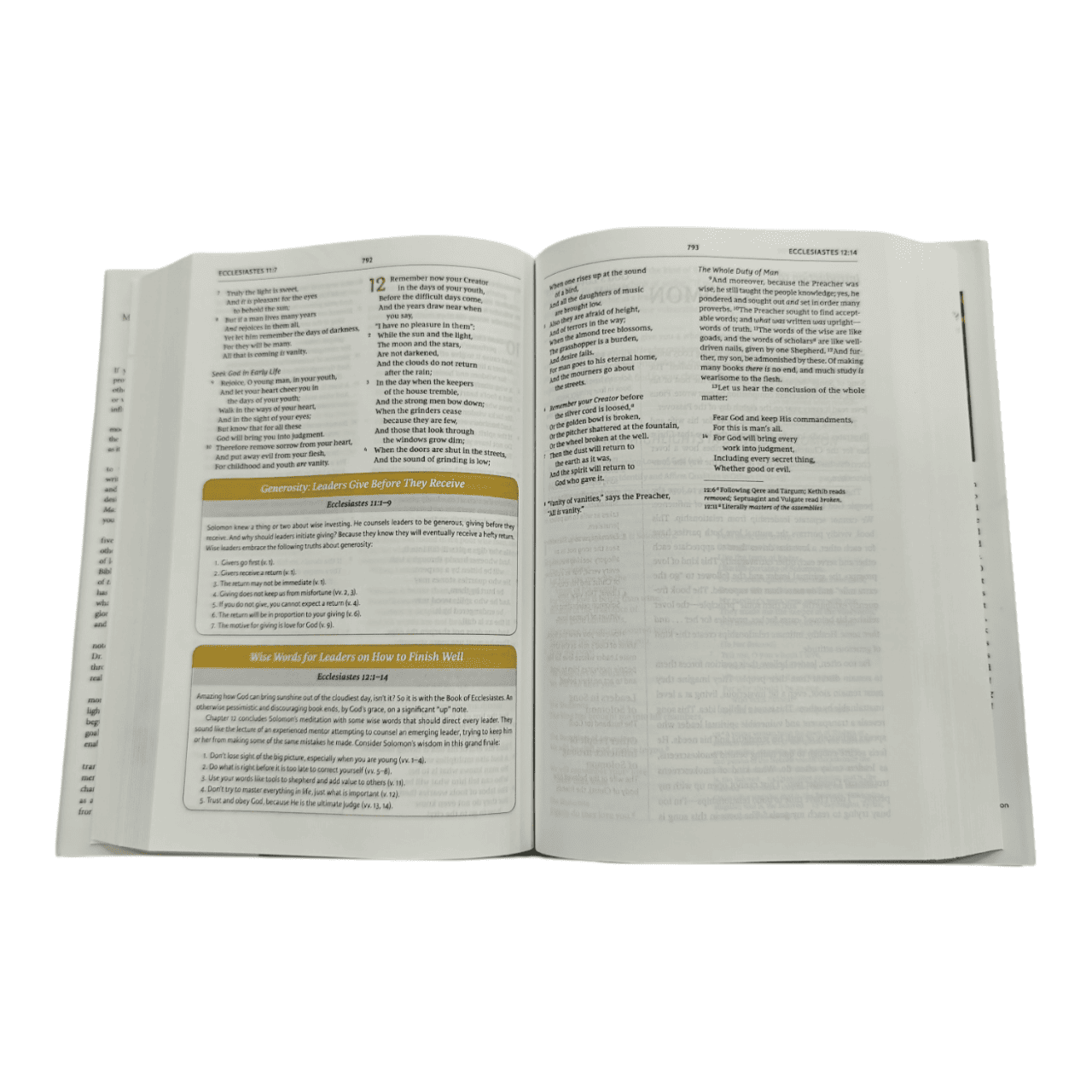 The Maxwell Leadership Bible, Compact Edition, NKJV, Leathersoft, Brown: Principles from God's Word for Effective Leadership