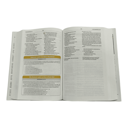 The Maxwell Leadership Bible, Compact Edition, NKJV, Leathersoft, Brown: Principles from God's Word for Effective Leadership
