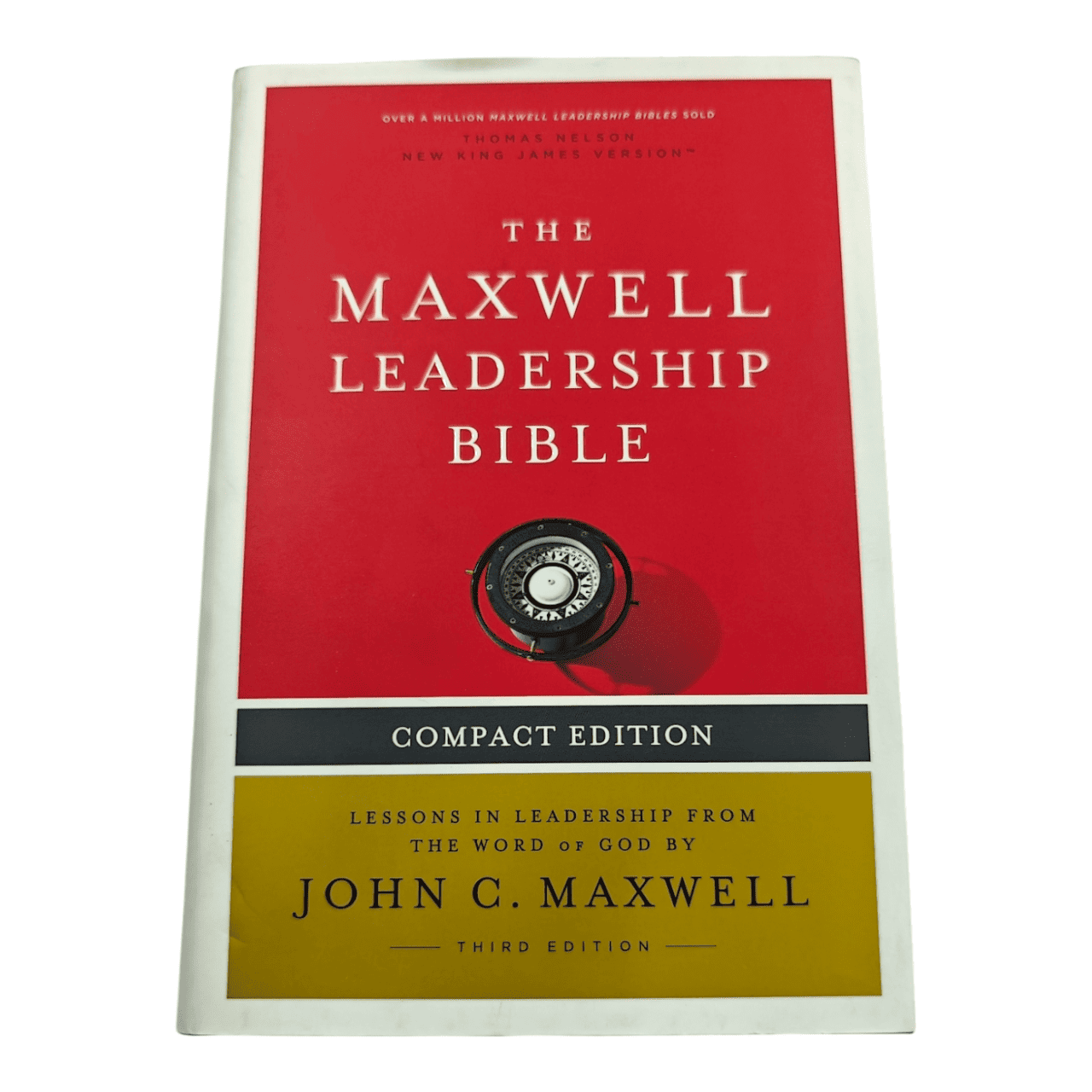 The Maxwell Leadership Bible, Compact Edition, NKJV, Leathersoft, Brown: Principles from God's Word for Effective Leadership