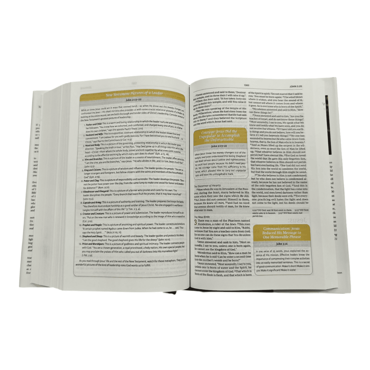 The Maxwell Leadership Bible, Compact Edition, NKJV, Leathersoft, Brown: Principles from God's Word for Effective Leadership