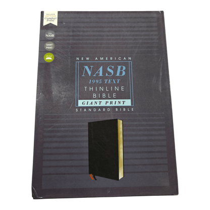 NASB Thinline Bible Standard Edition: New American Standard Bible, Portable Hardcover, Black