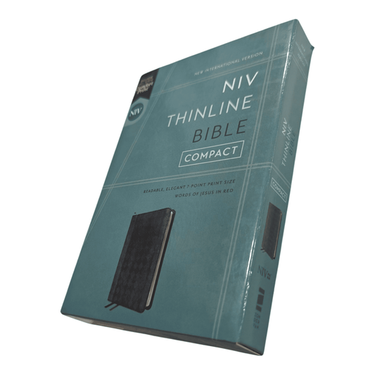 NIV Thinline Bible Compact: New International Version, Portable Softcover, Black