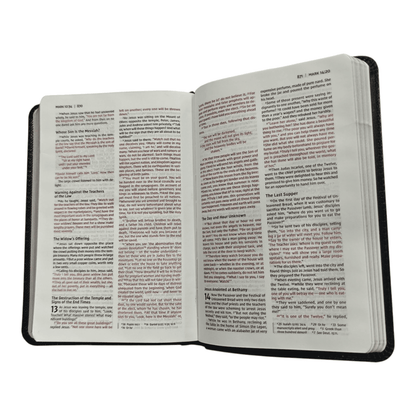 NIV Thinline Bible Compact: New International Version, Portable Softcover, Black