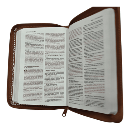 NIV Thinline Bible Compact: New International Version, Portable Softcover, Brow