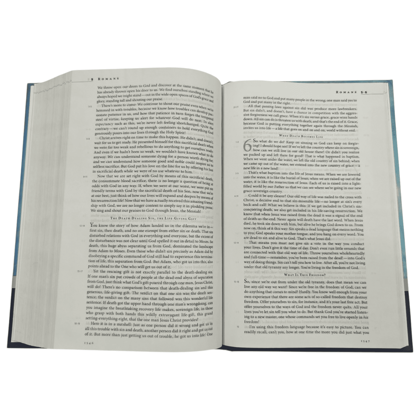 The Message Numbered Edition, Hardcover: A Unique Reading Bible with Verse Numbers for Easy Reference  (Variations: Replace "Hardcover" with "Leatherlike, Brown" or "Softcover" as needed.)