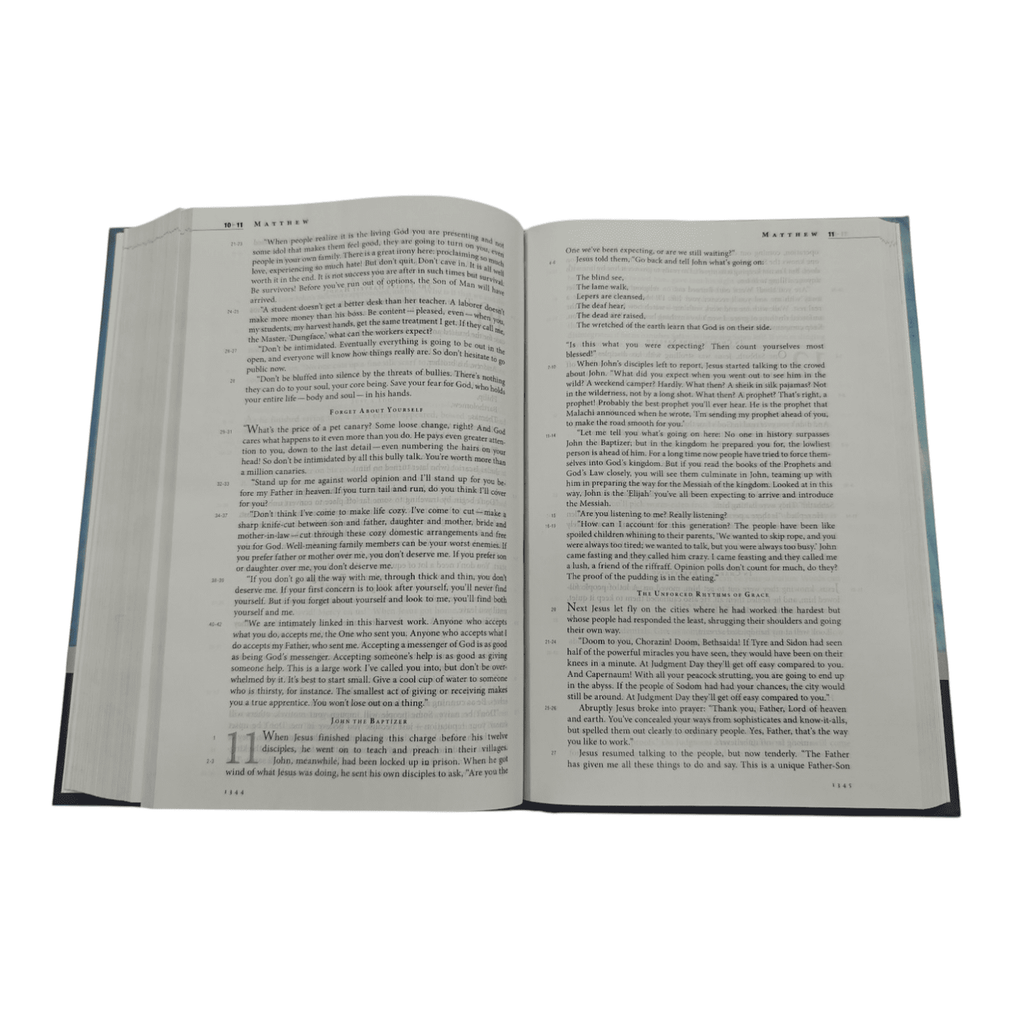 The Message Numbered Edition, Hardcover: A Unique Reading Bible with Verse Numbers for Easy Reference  (Variations: Replace "Hardcover" with "Leatherlike, Brown" or "Softcover" as needed.)