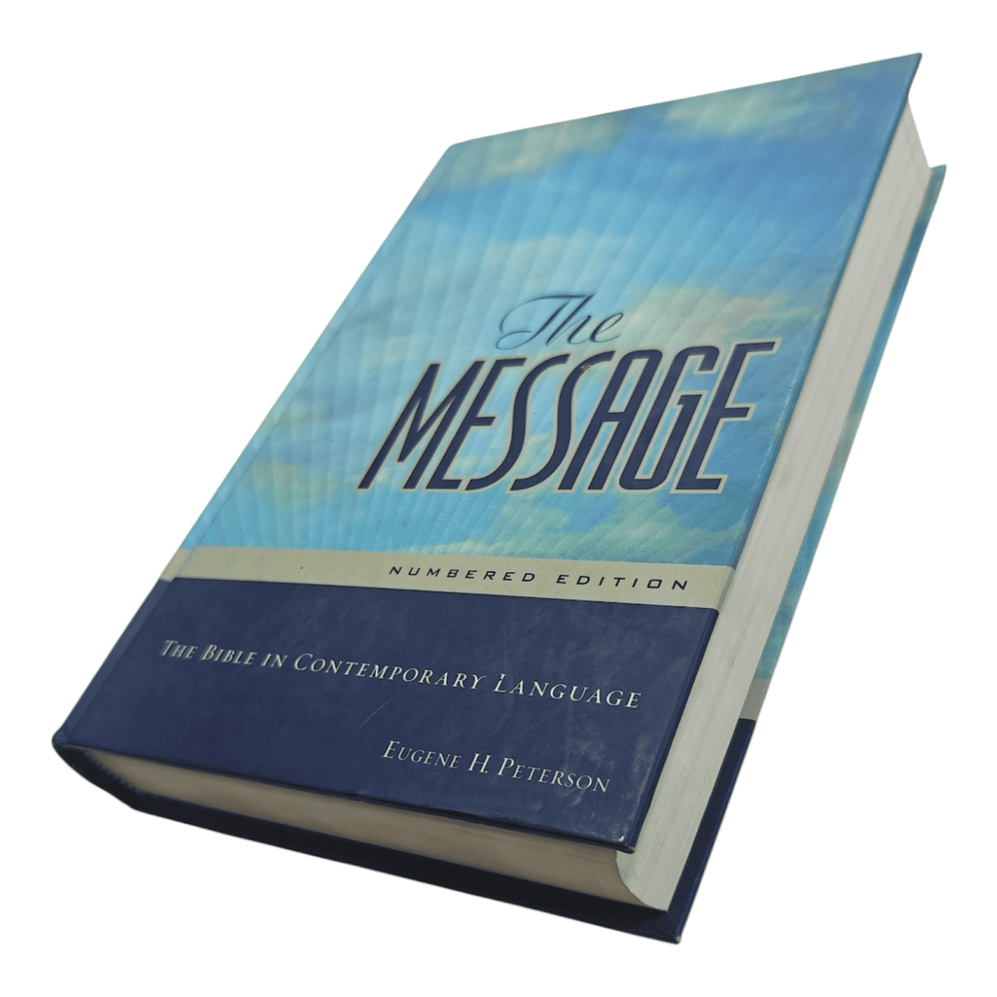 The Message Numbered Edition, Hardcover: A Unique Reading Bible with Verse Numbers for Easy Reference  (Variations: Replace "Hardcover" with "Leatherlike, Brown" or "Softcover" as needed.)