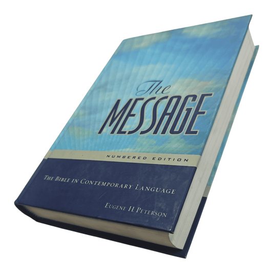 The Message Numbered Edition, Hardcover: A Unique Reading Bible with Verse Numbers for Easy Reference  (Variations: Replace "Hardcover" with "Leatherlike, Brown" or "Softcover" as needed.)