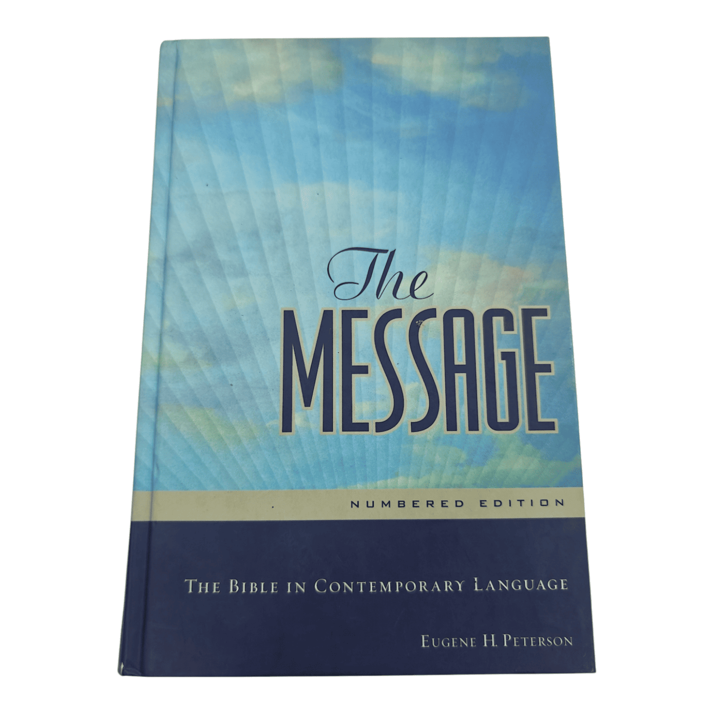The Message Numbered Edition, Hardcover: A Unique Reading Bible with Verse Numbers for Easy Reference  (Variations: Replace "Hardcover" with "Leatherlike, Brown" or "Softcover" as needed.)